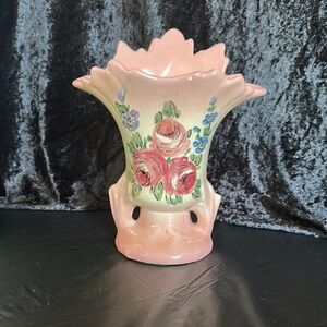Vintage Camark hand painted vase.